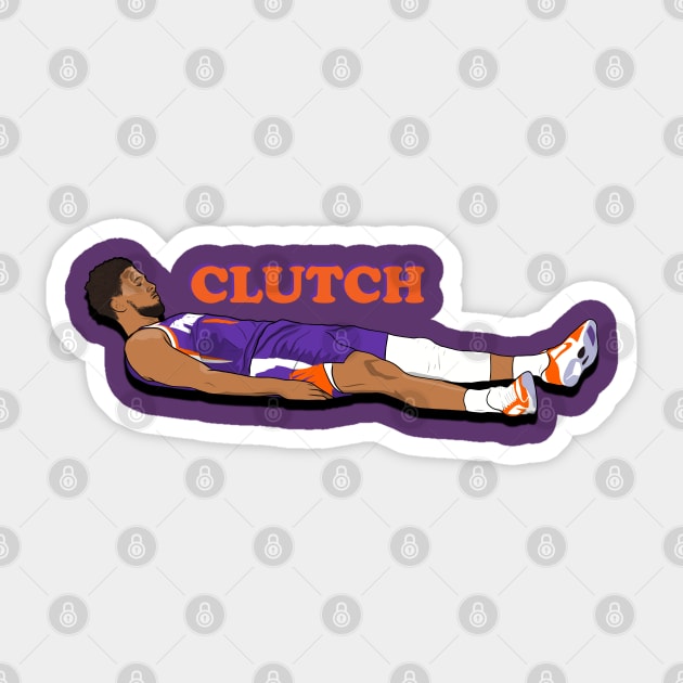 Devin Booker Clutch Phoenix Suns Basketball Sticker by Hevding